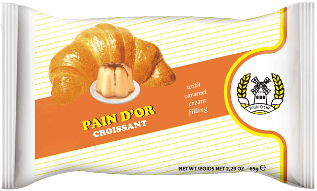 Pain d'or croissant caramel 65g 